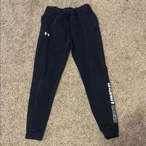 Under armor black joggers